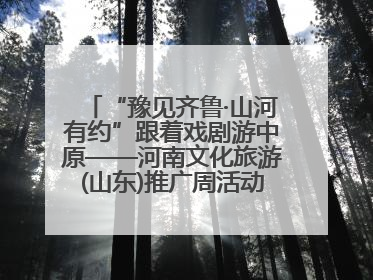“豫见齐鲁·山河有约”跟着戏剧游中原——河南文化旅游(山东)推广周活动走进济南