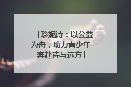 珍妮诗：以公益为舟，助力青少年奔赴诗与远方