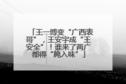 王一博变“广西表哥”，王安宇成“王安全”！谁来了两广都得“腌入味”