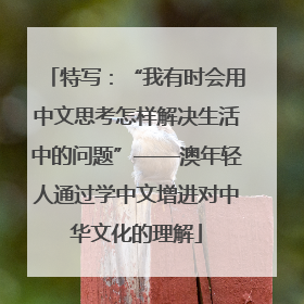 特写：“我有时会用中文思考怎样解决生活中的问题”——澳年轻人通过学中文增进对中华文化的理解