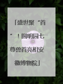 盛世聚“首”！圆明园七尊兽首亮相安徽博物院