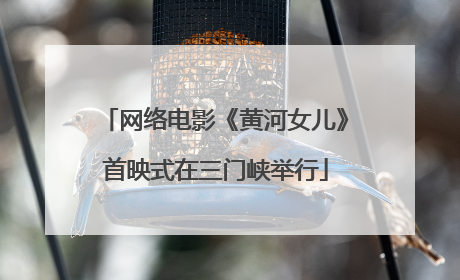 网络电影《黄河女儿》首映式在三门峡举行