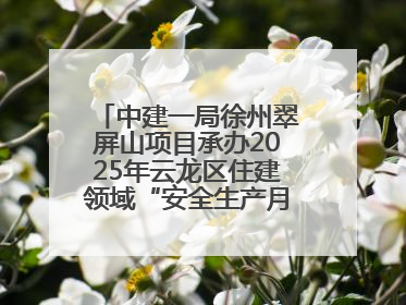 中建一局徐州翠屏山项目承办2025年云龙区住建领域“安全生产月”主题活动暨应急救援演练观摩会
