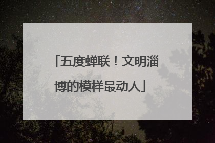 五度蝉联！文明淄博的模样最动人