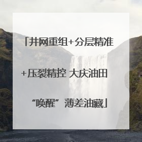 井网重组+分层精准+压裂精控 大庆油田“唤醒”薄差油藏