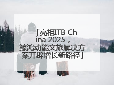 亮相ITB China 2025，鲸鸿动能文旅解决方案开辟增长新路径