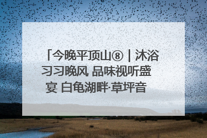 今晚平顶山⑧｜沐浴习习晚风 品味视听盛宴 白龟湖畔·草坪音乐会激情上演