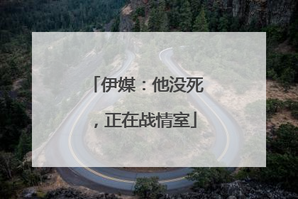 伊媒：他没死，正在战情室