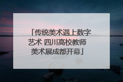 传统美术遇上数字艺术 四川高校教师美术展成都开幕