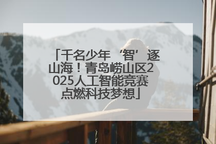 千名少年‘智’逐山海！青岛崂山区2025人工智能竞赛点燃科技梦想