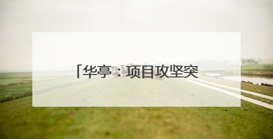 华亭：项目攻坚突破 产业向新跃升