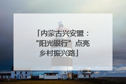 内蒙古兴安盟：“阳光银行”点亮乡村振兴路