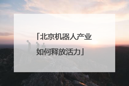 北京机器人产业如何释放活力