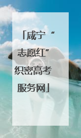 咸宁“志愿红”织密高考服务网