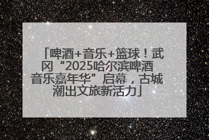 啤酒+音乐+篮球！武冈“2025哈尔滨啤酒音乐嘉年华”启幕，古城潮出文旅新活力