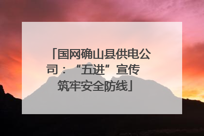 国网确山县供电公司：“五进”宣传 筑牢安全防线