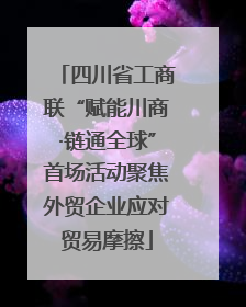 四川省工商联“赋能川商·链通全球”首场活动聚焦外贸企业应对贸易摩擦