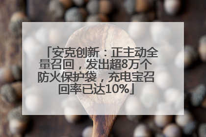 安克创新：正主动全量召回，发出超8万个防火保护袋，充电宝召回率已达10%