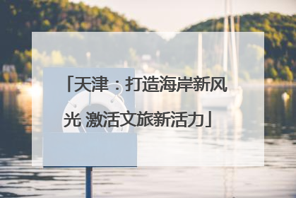 天津：打造海岸新风光 激活文旅新活力