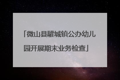 微山县驩城镇公办幼儿园开展期末业务检查