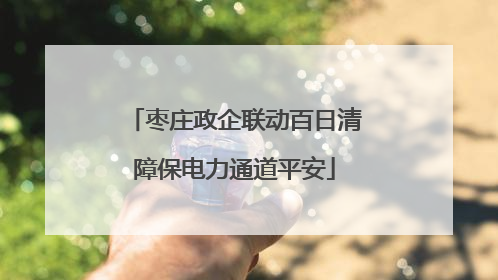 枣庄政企联动百日清障保电力通道平安