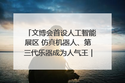 文博会首设人工智能展区 仿真机器人、第三代乐器成为人气王｜文博向“新”