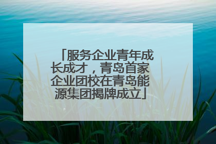 服务企业青年成长成才，青岛首家企业团校在青岛能源集团揭牌成立