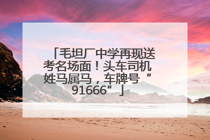 毛坦厂中学再现送考名场面！头车司机姓马属马，车牌号“91666”