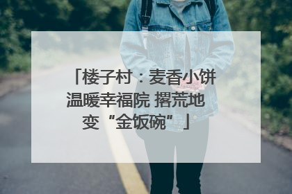 楼子村：麦香小饼温暖幸福院 撂荒地变“金饭碗”