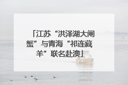 江苏“洪泽湖大闸蟹”与青海“祁连藏羊”联名赴澳