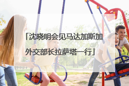 沈晓明会见马达加斯加外交部长拉萨塔一行