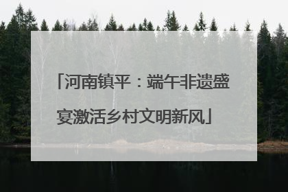 河南镇平：端午非遗盛宴激活乡村文明新风