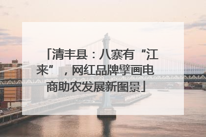 清丰县：八寨有“江来”，网红品牌擘画电商助农发展新图景