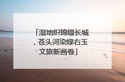 湿地织锦缀长城，苍头河染绿右玉文旅新画卷