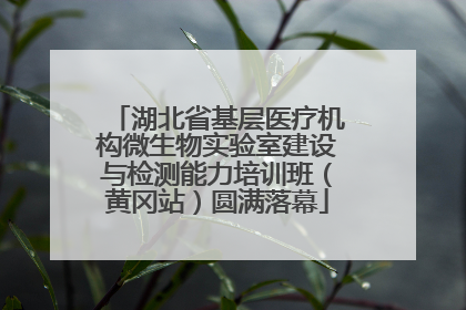 湖北省基层医疗机构微生物实验室建设与检测能力培训班（黄冈站）圆满落幕