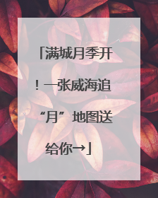 满城月季开！一张威海追“月”地图送给你→