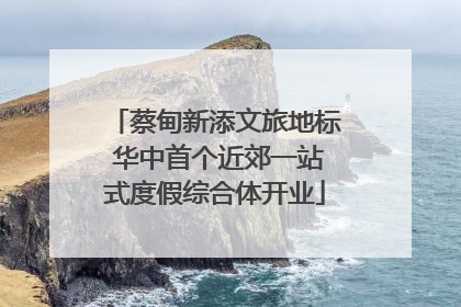 蔡甸新添文旅地标 华中首个近郊一站式度假综合体开业