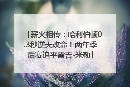 薪火相传：哈利伯顿0.3秒逆天改命！两年季后赛追平雷吉-米勒
