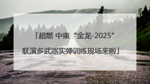 超燃 中柬“金龙-2025”联演多武器实弹训练现场来啦