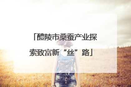 醴陵市桑蚕产业探索致富新“丝”路