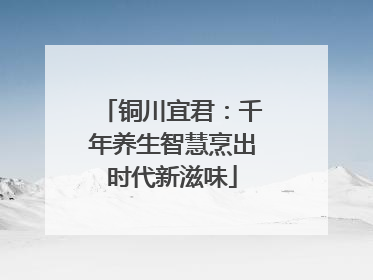 铜川宜君：千年养生智慧烹出时代新滋味
