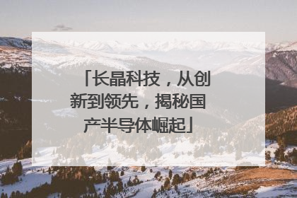 长晶科技，从创新到领先，揭秘国产半导体崛起