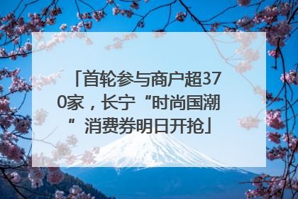 首轮参与商户超370家，长宁“时尚国潮”消费券明日开抢