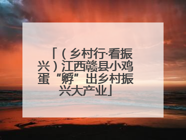 （乡村行·看振兴）江西赣县小鸡蛋“孵”出乡村振兴大产业