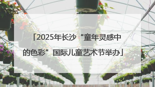 2025年长沙“童年灵感中的色彩”国际儿童艺术节举办