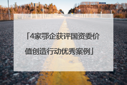 4家鄂企获评国资委价值创造行动优秀案例