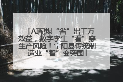 AI配煤“省”出千万效益，数字孪生“看”穿生产风险！宁阳县传统制造业“智”变突围